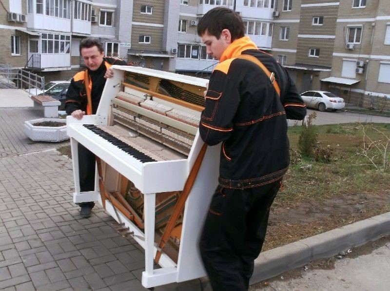Перевозка пианино и рояля в Архангельске — цена от 822 руб., грузчики, упаковка — Мастер24